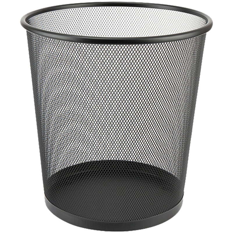 Кошик для паперу Axent 2119-01-A, металева сіточка, 12 л, чорний